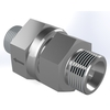 Stainless steel check valve with male stud (body only) XRSVZ 35L R1.1/4 WD 0,5bar SS 316Ti
